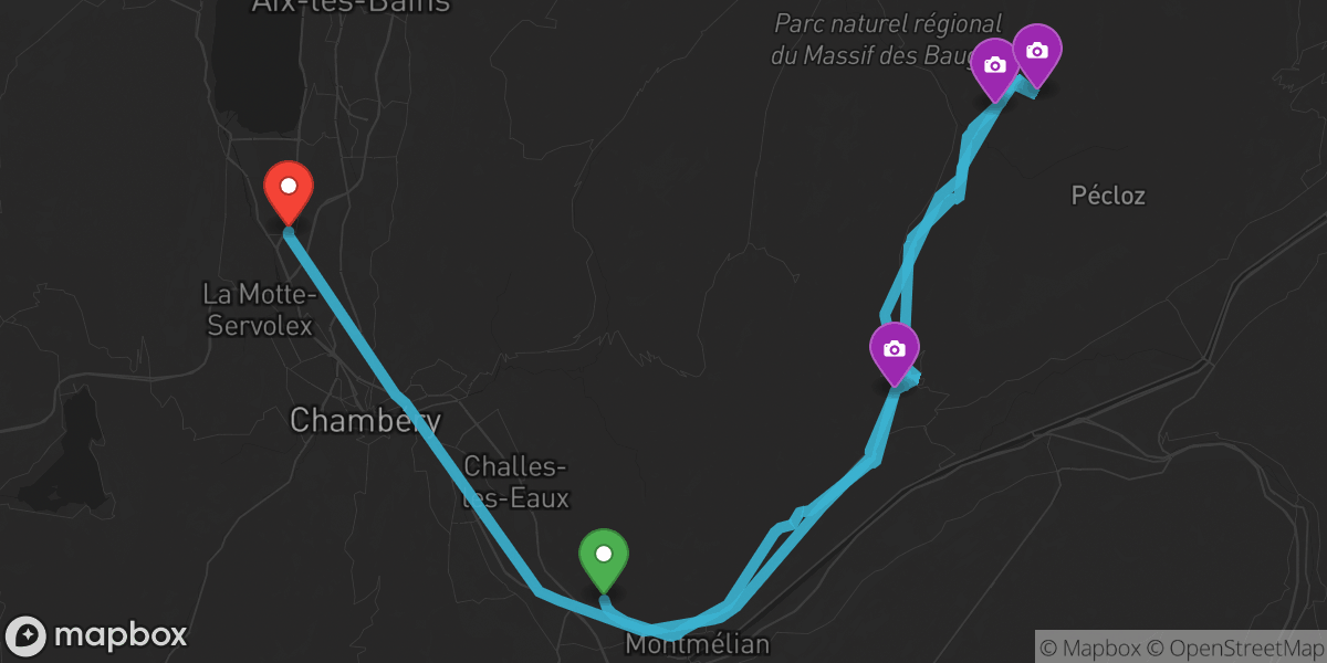 Petit Tour Dans Les Bauges ( Encore Enneigé )