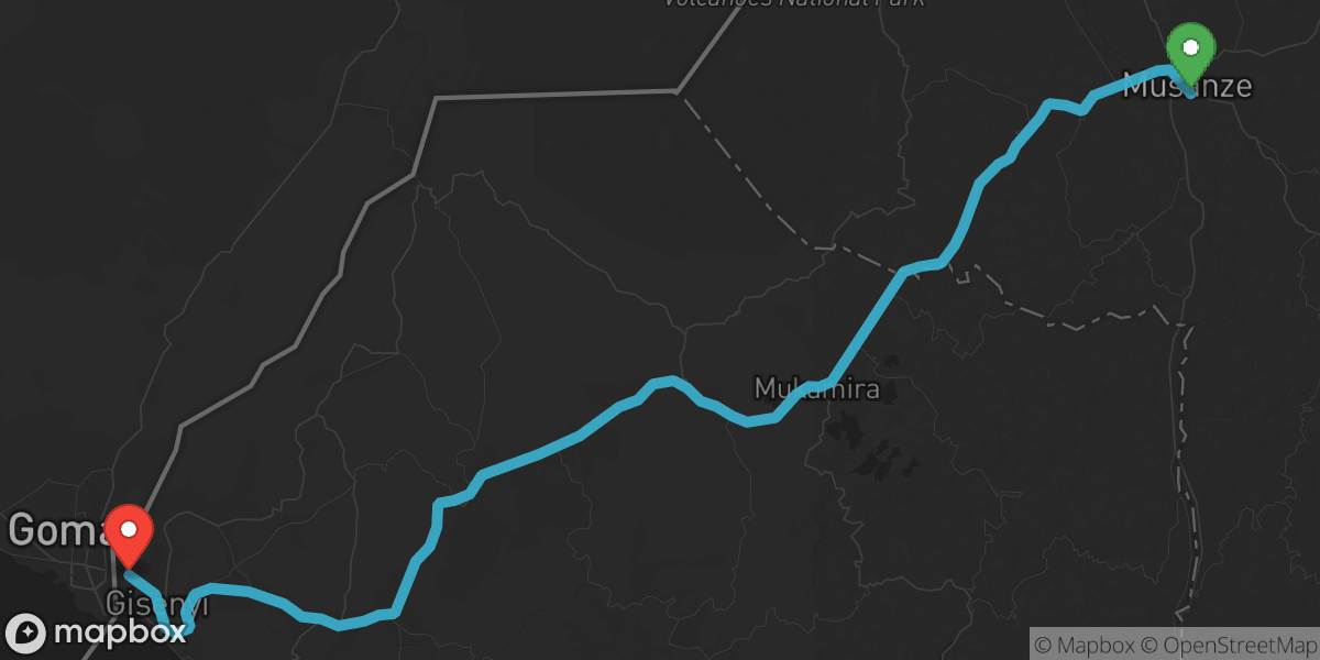 Ride From Musanze To Rubavu on 7/3/2026
