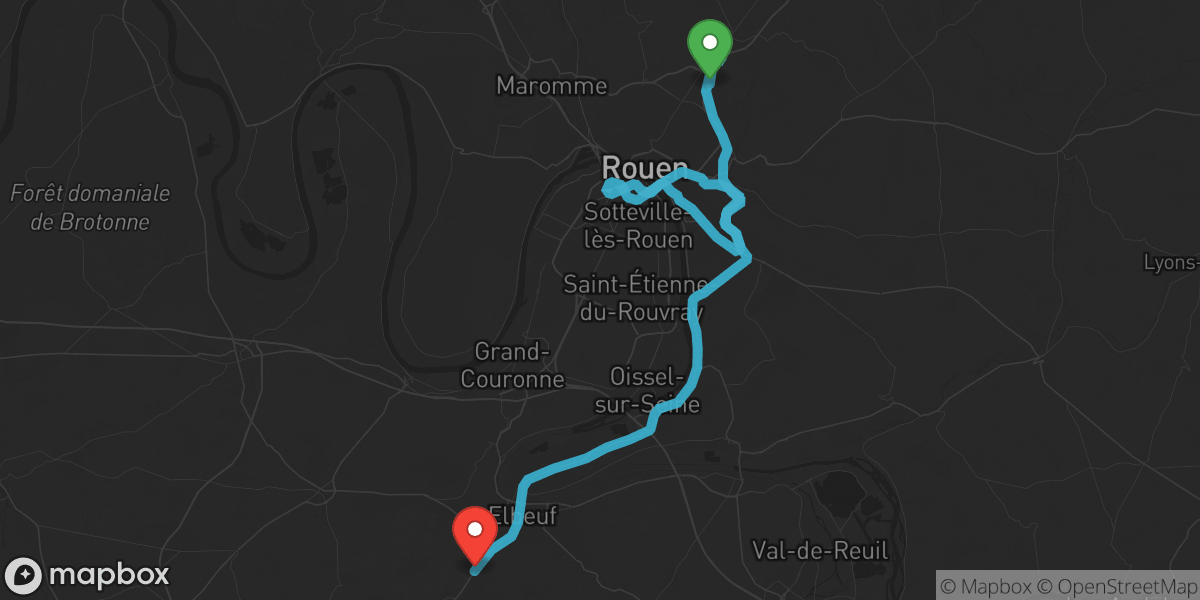 Semi Boucle Autour De Rouen